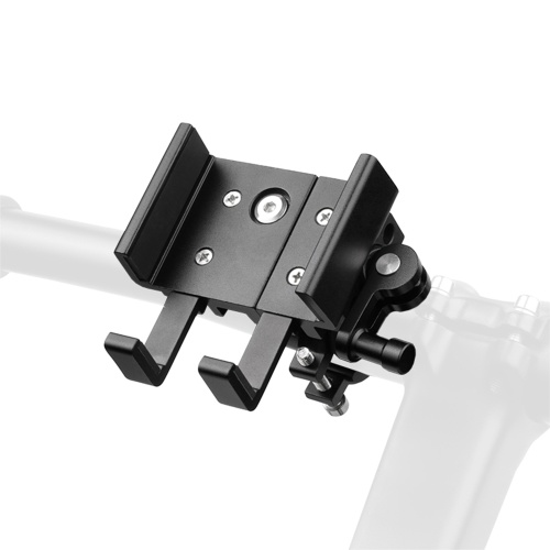

Bicycle Mobile Phone Mount Aluminium Motorcycle Phone Holder for Bike Scooter Handlebar 3.5 - 7.0 inches Smartphone