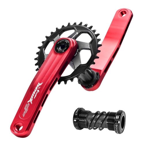 

Mountain Bike Crankset 170mm MTB Bicycle Crank Arm Set with Bottom Bracket and Chainring 30T/32T/34T/36T/38T