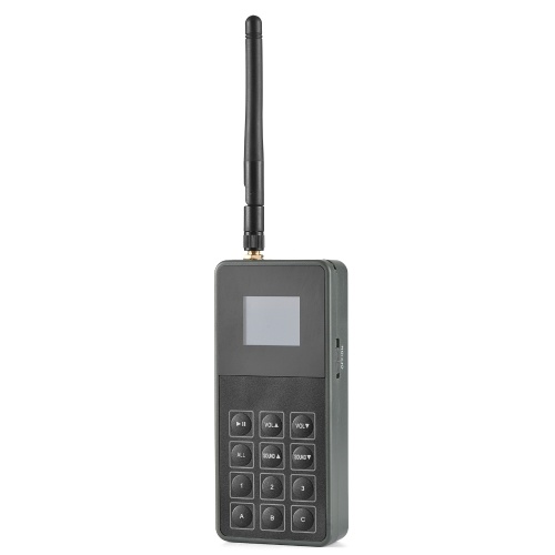 TOMTOP Bird Repellent Devices Outdoor Wireless MP3 Bird Repellent System 3in1 with Remote Control 50W Speakers 182 Sounds Animal Repellent Outdoor