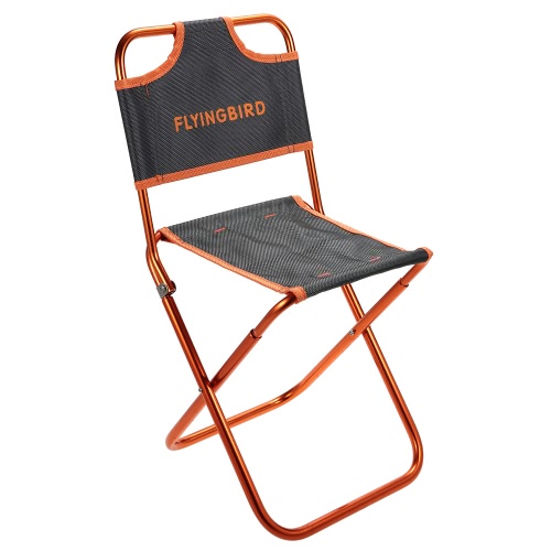 Silla plegable Silla plegable portable de la pesca acampar al aire libre de la playa de picnic Barbacoa ligero con respaldo