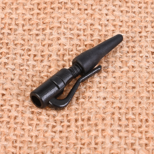 

Lixada Pack 10Pcs Запасные зажимы для безопасности Carp Fishing Terminal Tackle Tool с хвостовыми резиновыми трубами