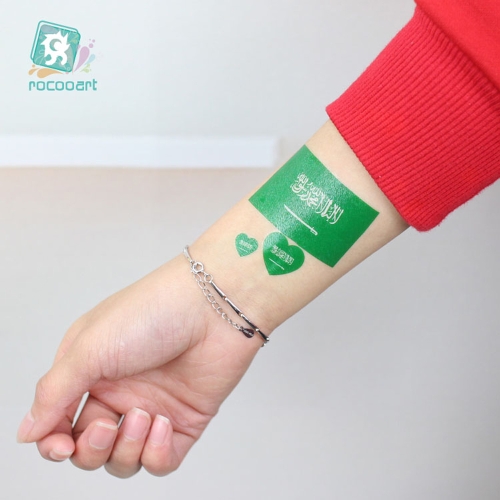 

Football Fan National Flag Sticker for 2018 FIFA World Cup