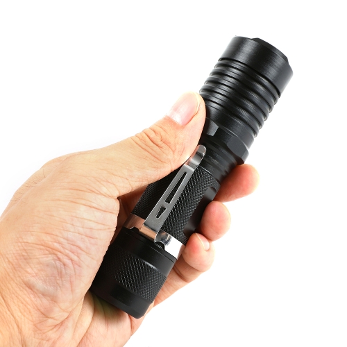 

Outdoor Handheld Flashlight LED Zoomable Pocket Light Flash Torch Lamp 5 Modes Camping Hunting Fishing Reading