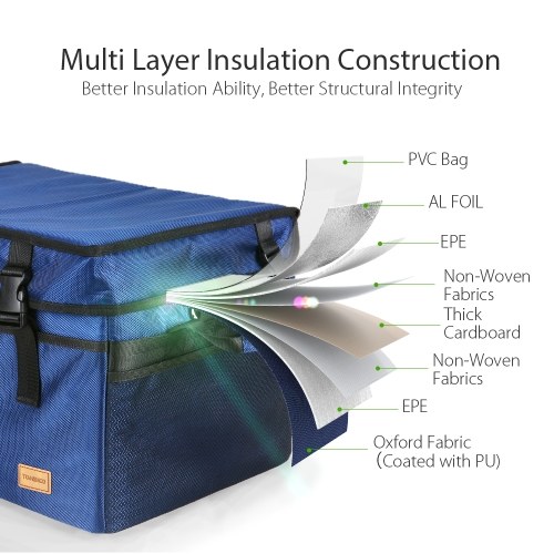 

TOMSHOO 10L / 18L / 28L / 37L / 47L / 70L Large Capacity Insulated Lunch Bag