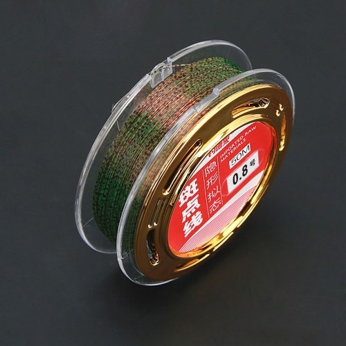 

50M Nylon Fishing Line Monofilament Fishing Line Concealment Spotted Fishing Line 0.8# / 1.0# / 1.2# / 1.5# / 2.0# / 3.0# / 3.5# /4.0#