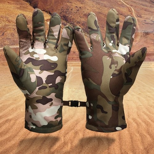 

Outdoor Cycling Gloves Winter Warm Soft Gloves Sunscreen Windproof Waterproof Touch Screen Gloves Winter Sports Texting Fleece Gloves Running Hiking Skiing Mountaineering