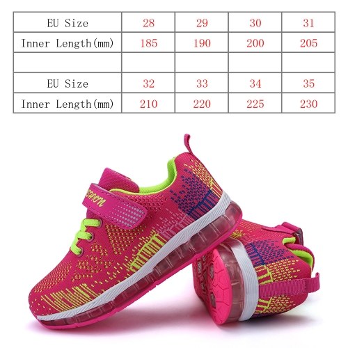 

Unisex Fashion Kids Lovely LED Light Glowing Shoes