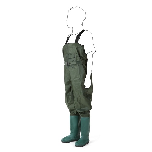 

Chest Wader Nylon/PVC Waterproof Fishing Hunting Waders for Men and Women
