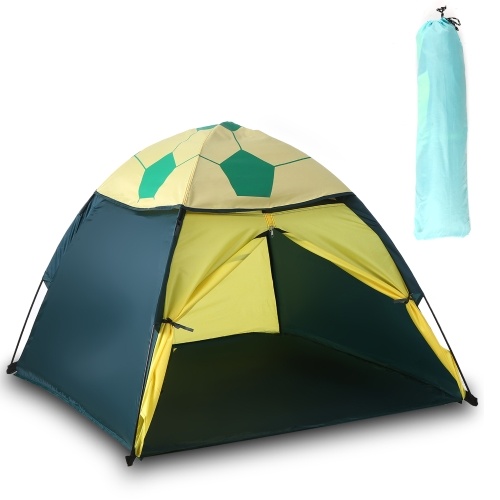 

Children’s Playhouse Tent Fun-Play Tent for Boys and Girls Football Tent Outdoor Beach Tent UV-protecting Sunshelter Folding Small House Room for Camping Beach Backyard