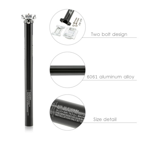 

Cycling Bicycle Road Bike MTB Aluminum Alloy Seat Post Lightweight 27.2/30.9/31.6 * 385mm