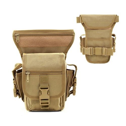 Multi-functional Tactical Drop Leg Bag Outdoor Bike Cycling Thigh Pack Waist Belt Bag