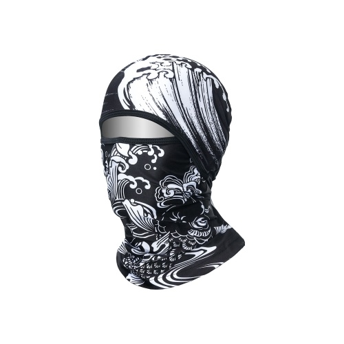 

Cycling Helmet Liner Neck Gaiter Breathable Sunproof Balaclava Print Stretchy Running Cycling Beanie Cap With Face Cover