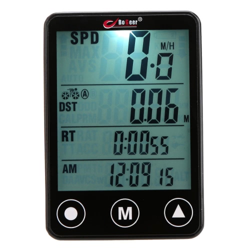 Multifunzione Wireless Touch Screen LCD per bicicletta contachilometri contagiri ciclocomputer