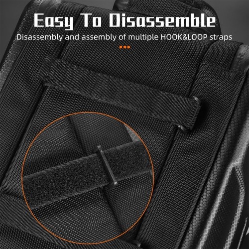 WEST BIKING E-Bike Rear Seat Bag Electric Bicycle Battery Bag Expandable Large Capacity Bicycle Rack Seats Bag Waterproof Cycling Bag 