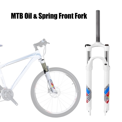 

Ultra-light Mountain Bike Oil/Spring Front Fork Bicycle Accessories Parts Cycling Bike Fork 26" / 27.5'' / 29''