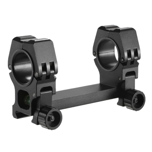 Outdoor Scope Mount with Bubble Level for 30mm / 1 inch Ring Hunting Dual Ring Riflescope Mount