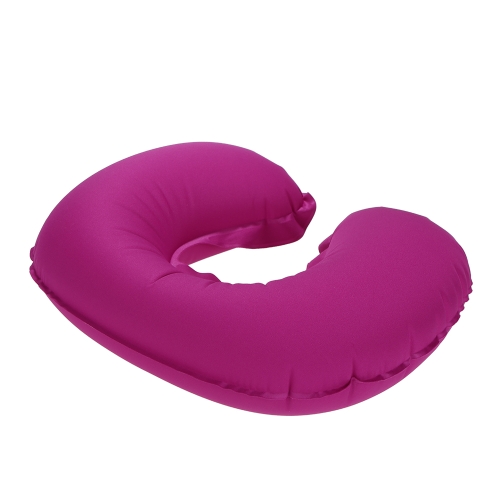 

Portable U-shaped Inflatable Outdoor Camping Pillow Ultralight Sleeping Gear Travel Air Pillows Cushion Soft Neck Protective Headr