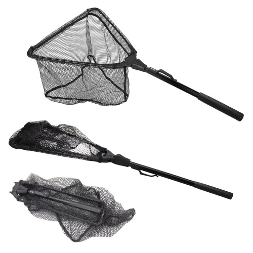 Collapsible Fish Landing Net Fishing Net for Fish Catching or Releasing