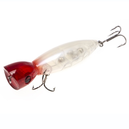 14 cm / 5,5 pollici Big Popper Lure Plastic Hard Fishing Popper Lure Bait Crankbait con ganci alti