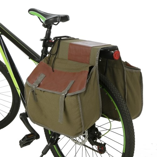 

Bike Rear Seat Bag Bicycle Trunk Bag Cycling Rear Rack Double Pannier Bag