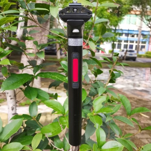 

30.4mm Bike Seat Post Smart Bicycle Seat Post with Stop Light Rechargeable Bike Seat Post Built-in Stop Light for Safe Riding