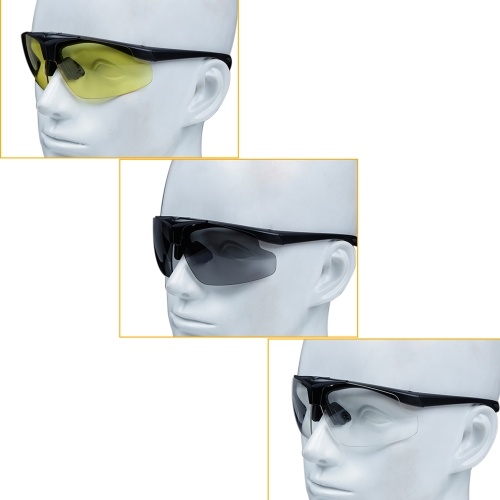 

Наружные противотуманные защитные очки Goggle Tactic Eye Protector Резиновая прокладка для носа 3 сменных объектива Стекло для солнцезащитных очков для стрельбы из комплекта для езды на велосипеде Вождение Пешие прогулки Рыбалка