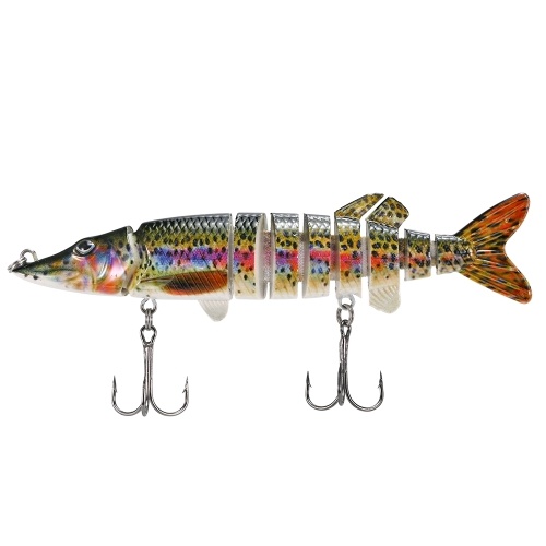 

5" / 12.5cm 20g Lifelike Multi-jointed 9-segement Pike Muskie Fishing Lure