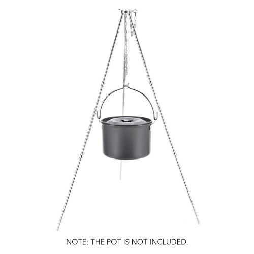 

Outdoor Camping Cooking Tripod Portable Campfire Picnic Pot Hanging Tripod