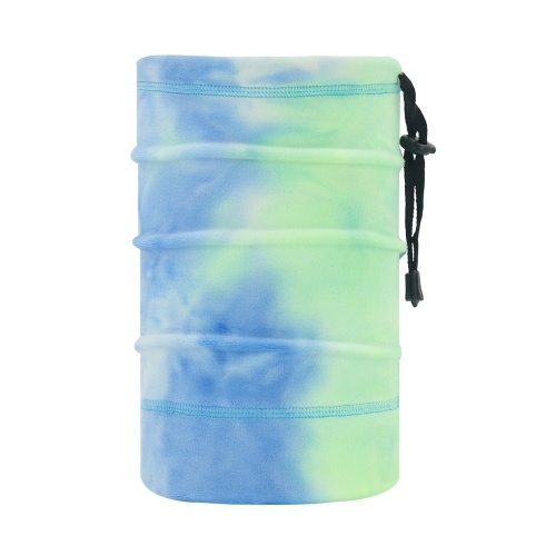 Neck Gaiter Tie-dye Adjustable Thermal Face Cover Scarf Balaclava Hood Neck Warmer for Skiing Motorcycling Outdoor Sports