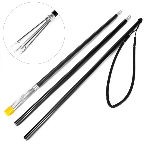 

3-Piece Fishing Harpoon Aluminum Alloy Fishing Gaff Hook