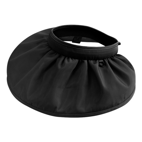 

2-in-1 Outdoor Women Sun Visor Hat Wide Brim Roll Up Foldable Adjustable UV Protection Beach Cap Headband Sun Hat