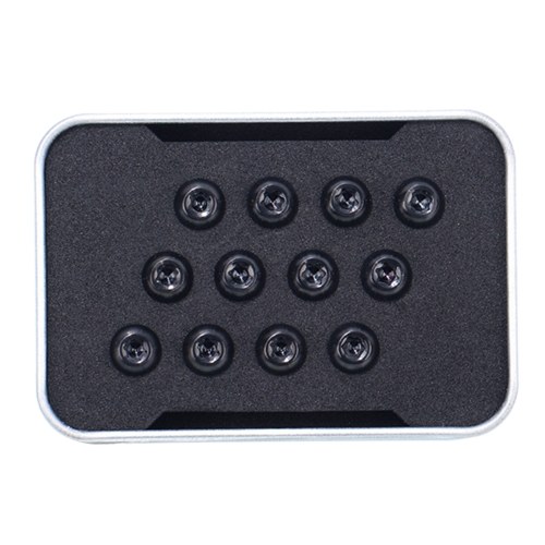 

12PCS Bike Disc Brake Bolt Mountain Bike T25 Disc Screw M5x10mm Brake Screw TC4 Titanium Bicycle Disc Brake Fixing Bolt