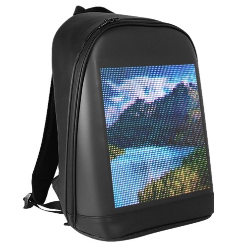 LED Color Screen Customizable Backpack Travel Bag Pack School Bag 