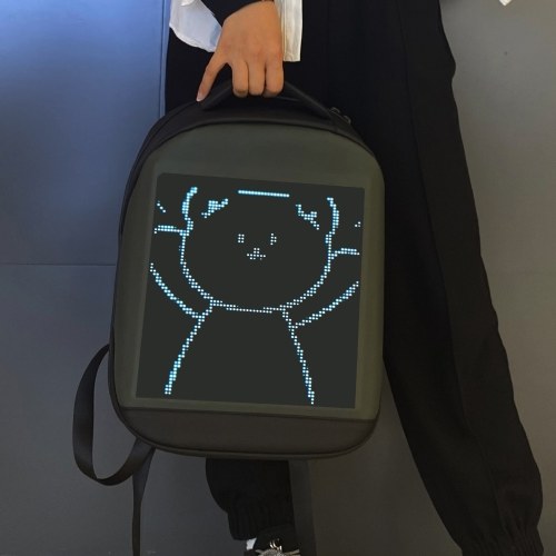 LED Color Screen Customizable Backpack Travel Bag Pack School Bag 