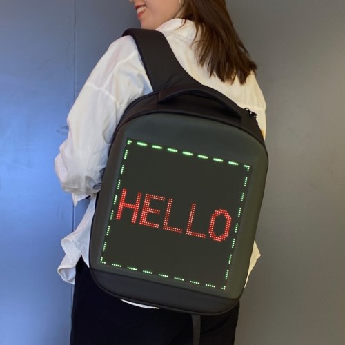 LED Color Screen Customizable Backpack Travel Bag Pack School Bag 