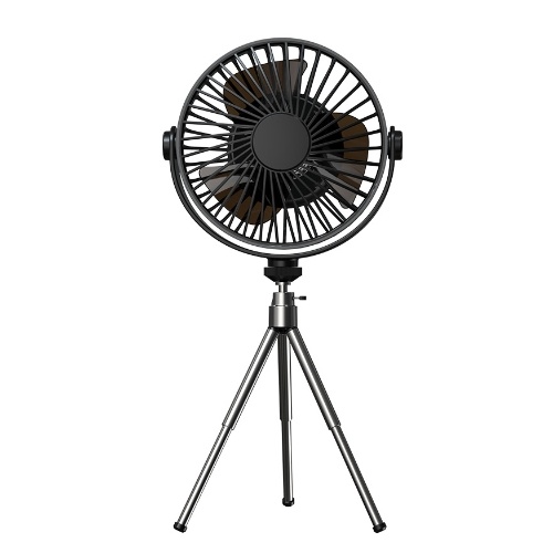 Tripod Stand Desktop Fan Wall-mounted Air Cooling Device with Night Light Function