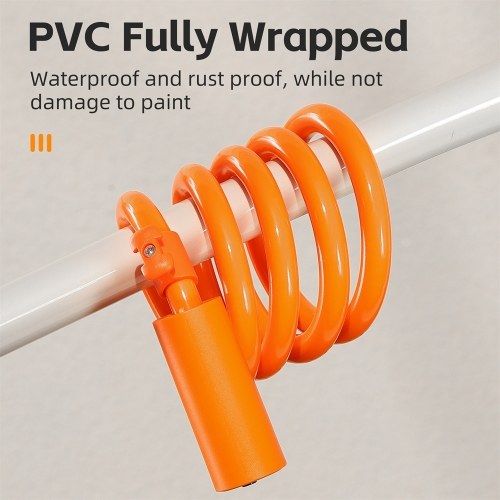 Portable Bicycle Safety Lock Steel Cable Lock AntiTheft Elasticity Lock Road Bike Steel Wire Lock Cycling Lock 
