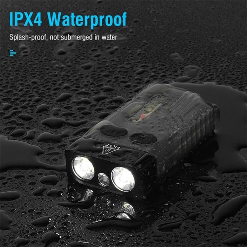 Portable LED Flashlight with 365nm UV Light Multifunctional Keychain Flashlight Magnetic Work Light with Multiple Lighting Modes Support Beeping Alarm 