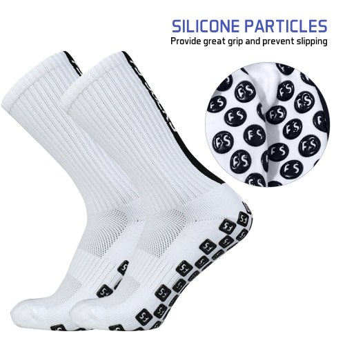 5 Pairs Non Slip Sport Soccer Socks Anti Slip Football Grip Socks for Football Basketball 