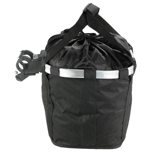 Bicycle Bike Detachable Cycle Front Canvas Basket Carrier Bag Pet Carrier Aluminum Alloy Frame