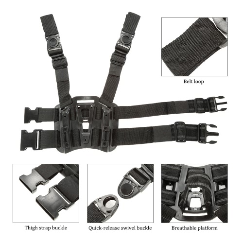 

Tactical Holster Platform Modular Drop Leg Thigh Hunting Holster Platform Panel Plate