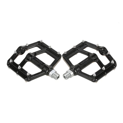 

Wellgo Lightweight Magnesium Alloy Bicycle Bike Pedal Wide Platform CR-MO Spindle 9/16” Thread Bike Flat Pedals Accessories
