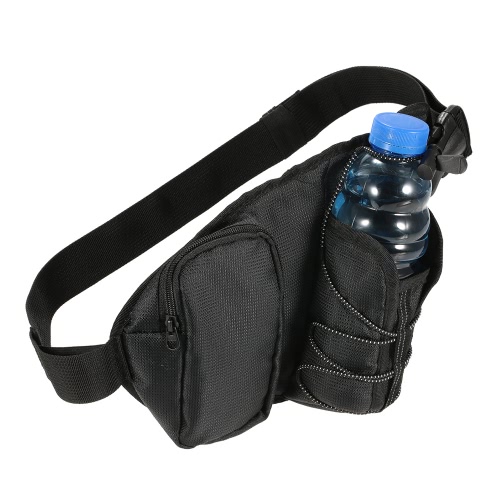 

Lixada Многофункциональная талия Fanny Pack Бегущая по пояс водонепроницаемая сумка для талии wth Держатель бутылки с водой для бе