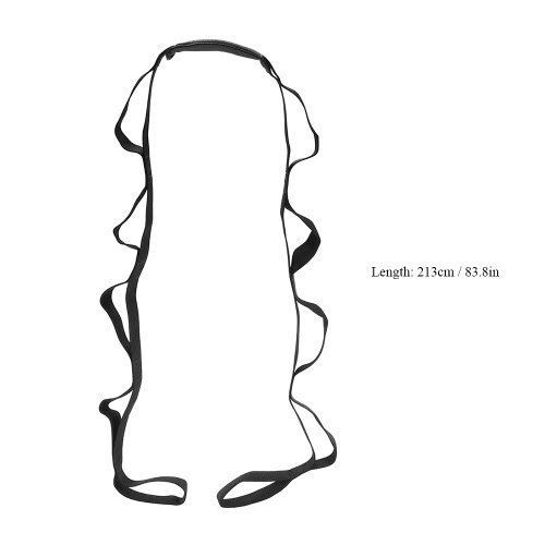 

Yoga Stretch Strap with Handling Loops for Stretching Exercises Waist Leg Fitness Exercise Gym Fitness Home Weight Loss.