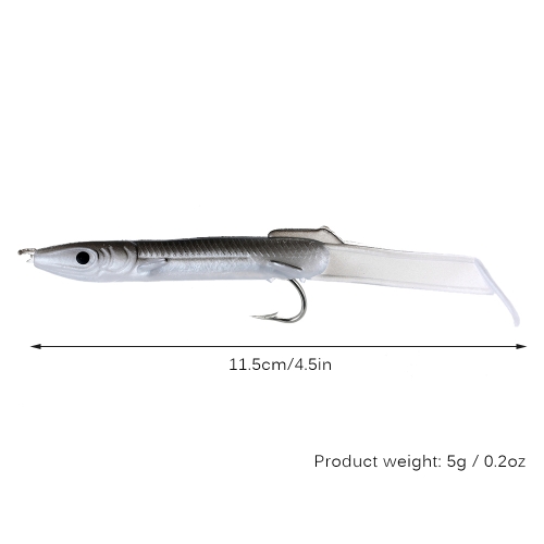 

LIXADA 10PCS Soft Plastic Fishing Lures