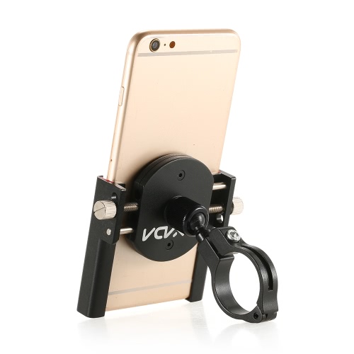 

Lixada Universal Phone Holder Adjustable 360 Degree Aluminum Alloy Cycling Bicycle Cell Phone Holder Mount Bracket for iPhone for