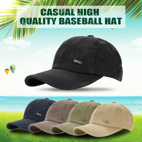 

Adjustable Solid Color Baseball Cap Unisex Fashion Leisure Casual Hat Snapback Cap