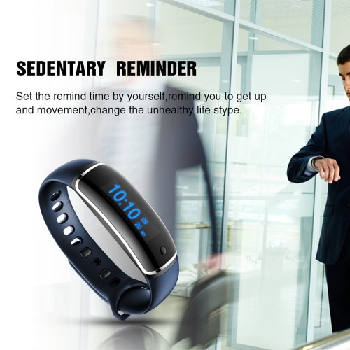 

Fitness Tracker Watch Smart Band with Step Tracker Pedometer Bracelet Activity Tracker Sleep Monitor Calories Track Sweatproof Hea