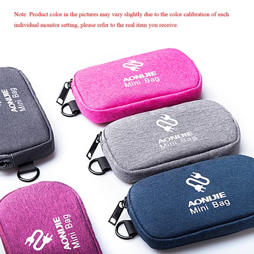 AONIJIE Multifunctional Travel Bag Digital Storage Pouch Power Bank Pockets Coin Purse for iPhone 6