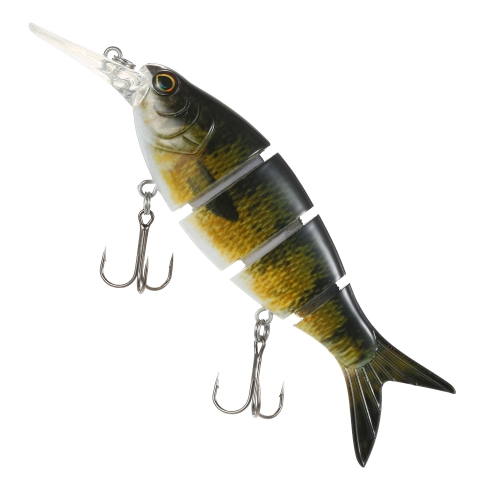 

Lixada 1 PCS Fishing Lure 4 секции Hard Lure 3D Simulation Bait Большая секционированная искусственная приманка VIB Bait Treble Hook Fishing Tool